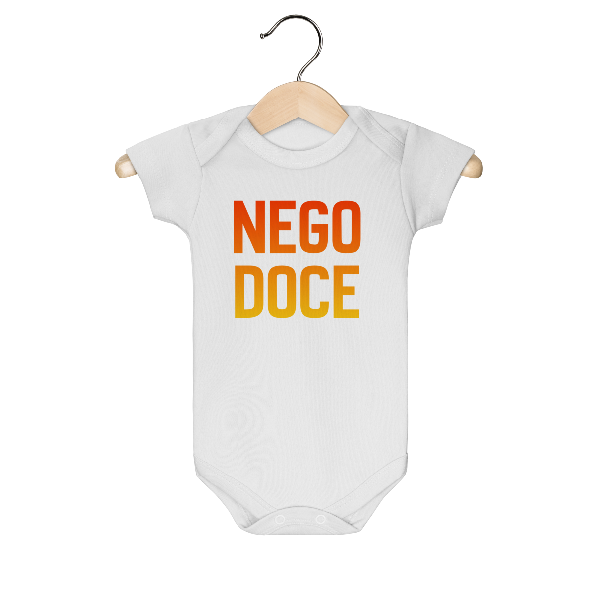 Nome do produto: Body baby Nego Doce- Branca