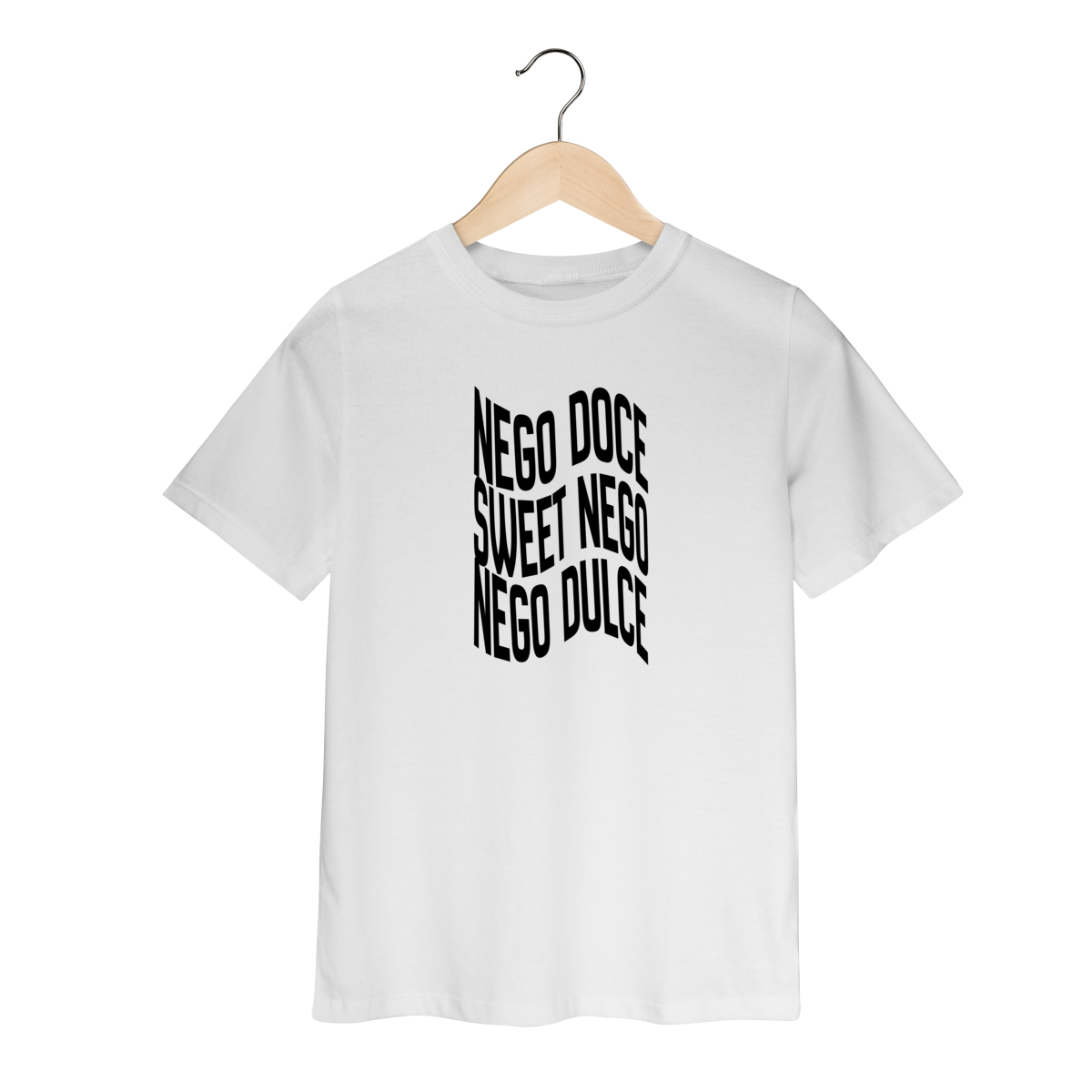 Nome do produto: T-shirt infantil Nego doce