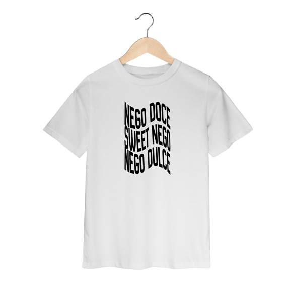 T-shirt infantil Nego doce