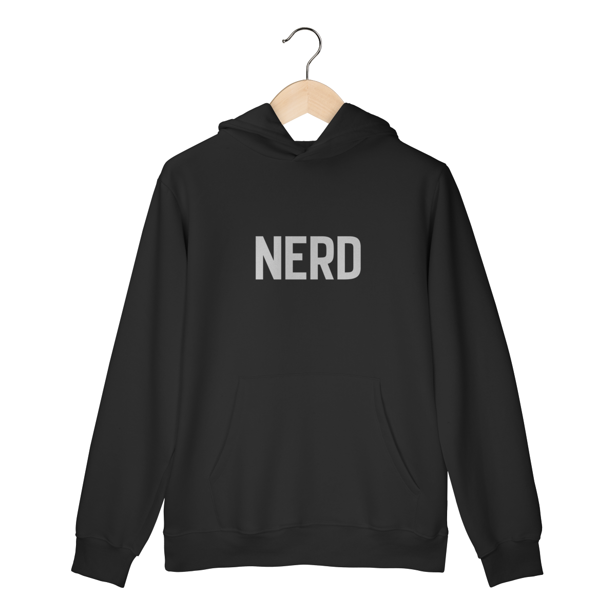 Nome do produto: Moletom Nerd- Preto