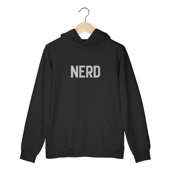 Moletom Nerd- Preto