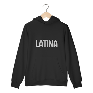 Moletom com capuz  Latina- Preto