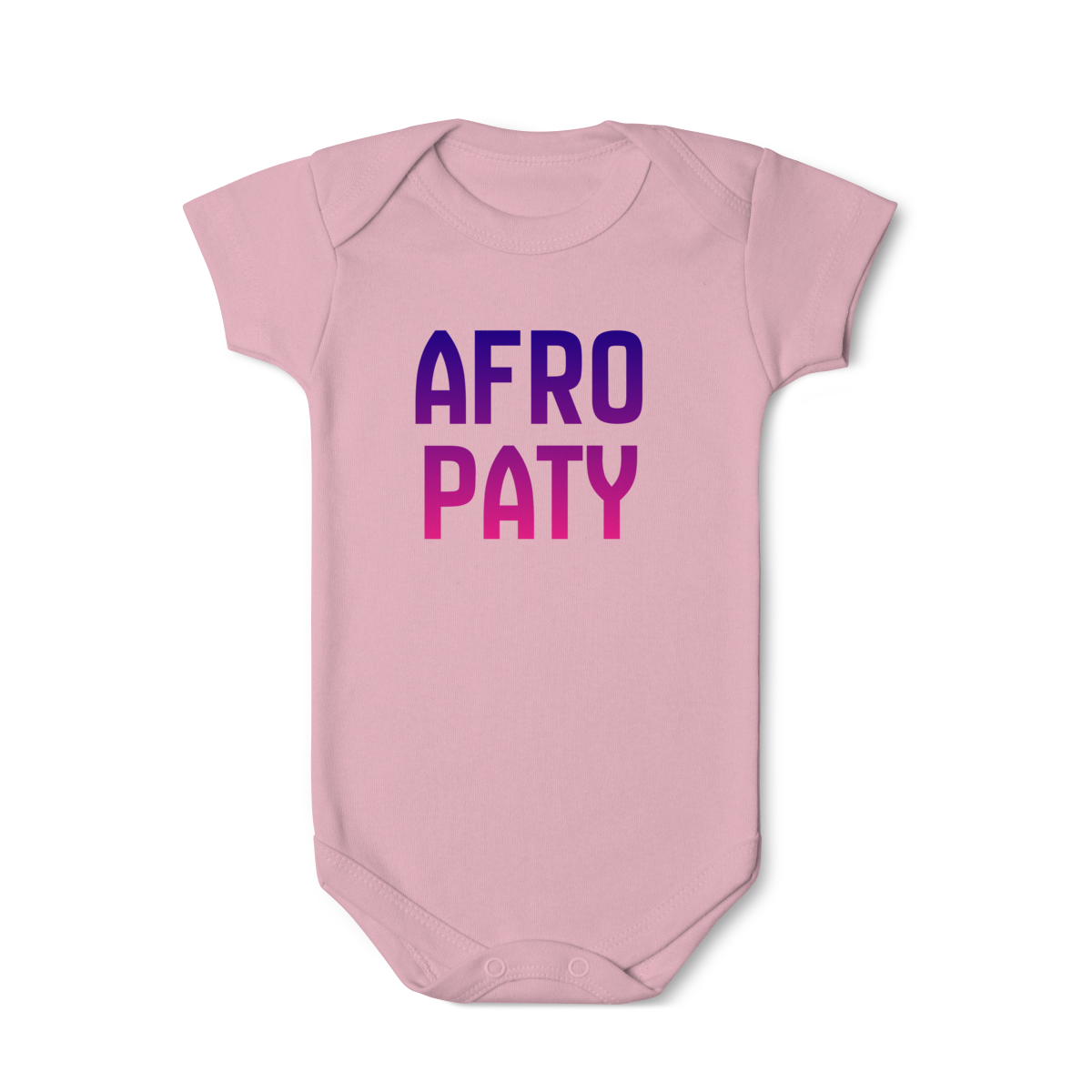 Nome do produto: Body baby Afro Paty- Rosa