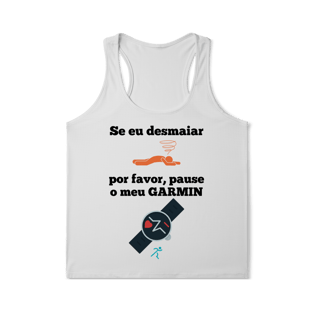 Nome do produto Pause o meu Garmin (regata Fem.)