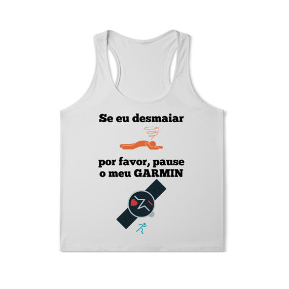 Pause o meu Garmin (regata Fem.)