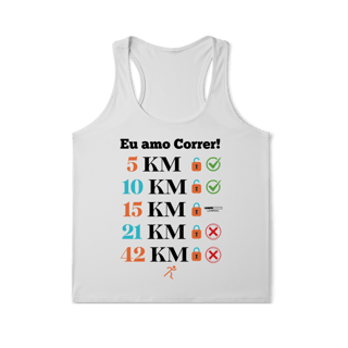Nome do produto Amo Correr - 10 KM (Regata Fem) Sports
