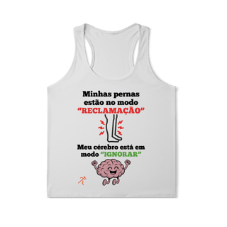 Nome do produto Pernas x Cérebro (Regata Fem.) Sports