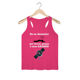 Nome do produto Pause o meu Garmin (regata Fem.)