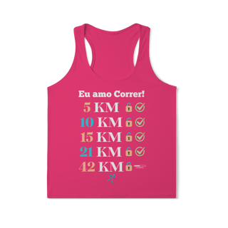 Nome do produto Amo Correr - 21 KM (Regata Fem) Sports