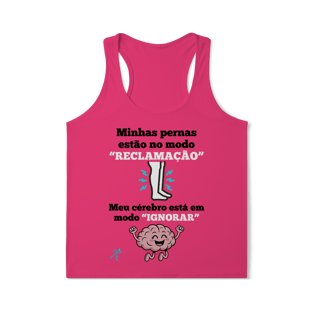 Nome do produto Pernas x Cérebro (Regata Fem.) Sports