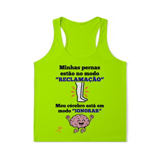 Nome do produto Pernas x Cérebro (Regata Fem.) Sports