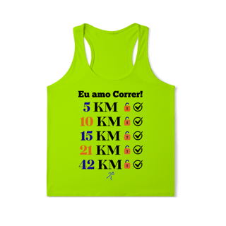 Nome do produto Amo Correr - 42 KM (Regata Fem) Sports