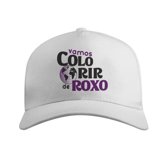 Boné com Tela Colorir