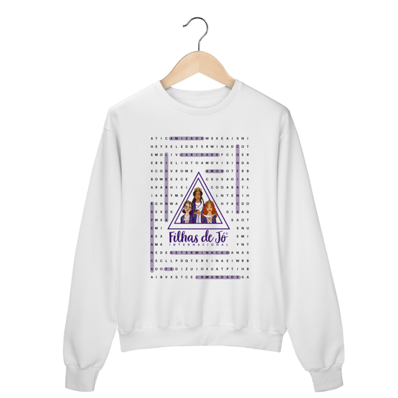 Moletom Fechado Caça-Palavras