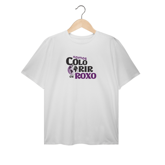 Camiseta Plus Size Colorir