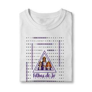 Nome do produto Camiseta Infantil Caça-Palavras