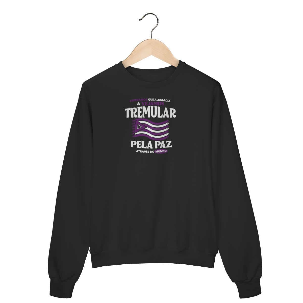 Nome do produto: Moletom Fechado Bandeira