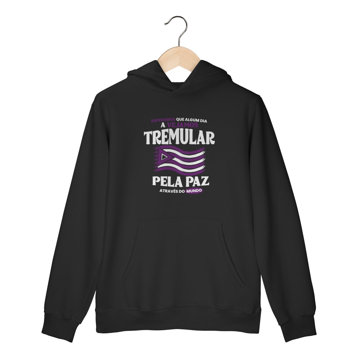 Nome do produto: Moletom Canguru Bandeira