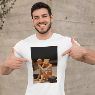 T-Shirt Quality - ESTUDAR A SI MESMO É A ARTE MAIS DIFÍCIL