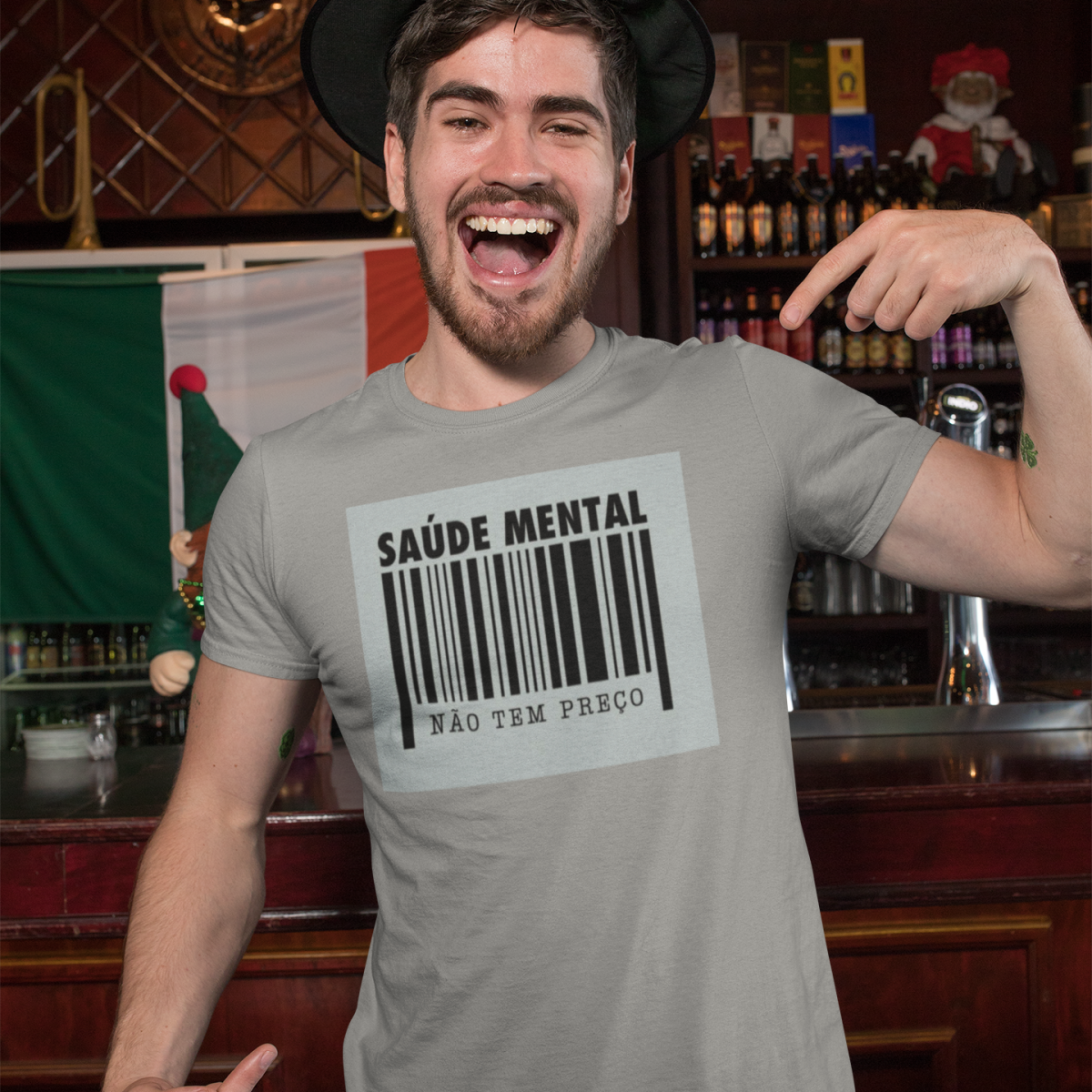 Nome do produto: T-Shirt Classic - SAÚDE MENTAL NÃO TEM PREÇO