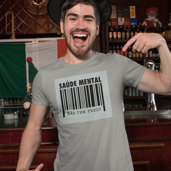 T-Shirt Classic - SAÚDE MENTAL NÃO TEM PREÇO