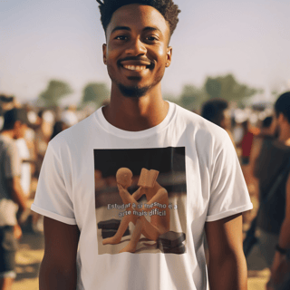 Nome do produto T-Shirt Quality - ESTUDAR A SI MESMO É A ARTE MAIS DIFÍCIL