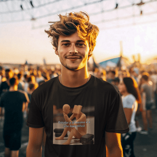 Nome do produto T-Shirt Quality - ESTUDAR A SI MESMO É A ARTE MAIS DIFÍCIL