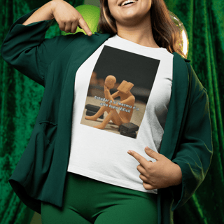 Nome do produto T-Shirt Quality - ESTUDAR A SI MESMO É A ARTE MAIS DIFÍCIL