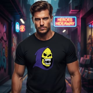 Camiseta Skeletor -Risada Maligna 