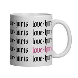 Caneca Love Hurts