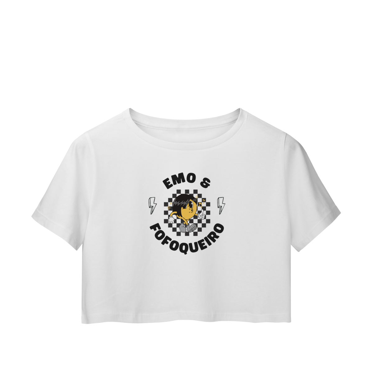 Nome do produto: Cropped Emo & Fofoqueiro