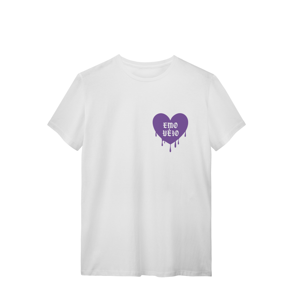 Nome do produto: Camiseta Emo Véio Roxo
