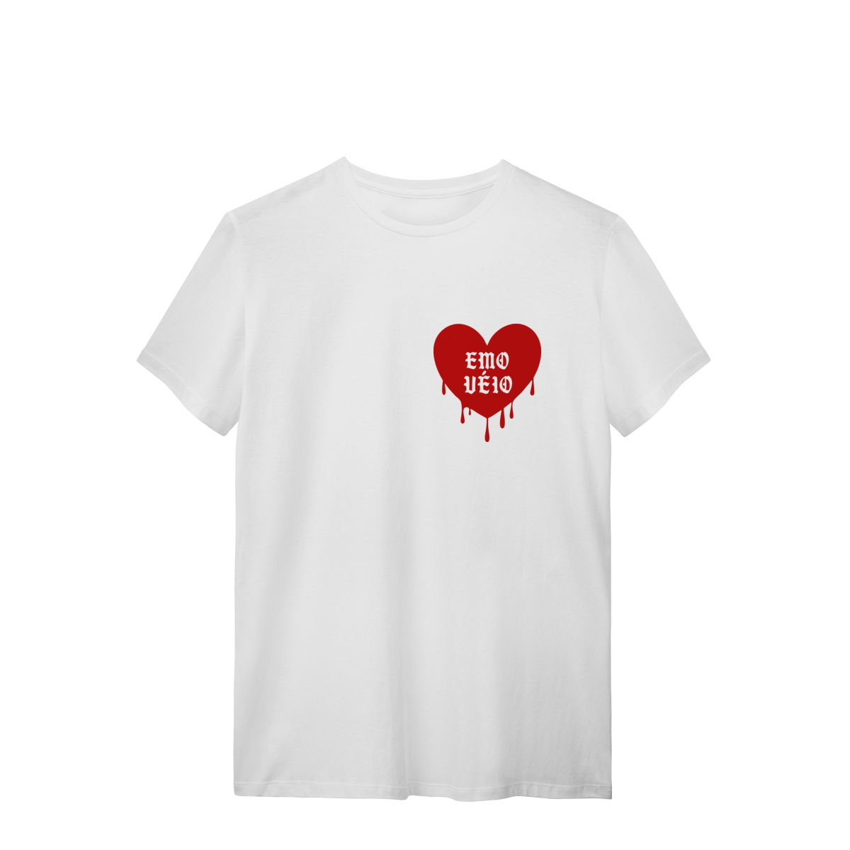 Nome do produto: Camiseta Emo Véio Vermelha