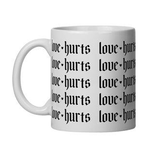 Nome do produto Caneca Love Hurts