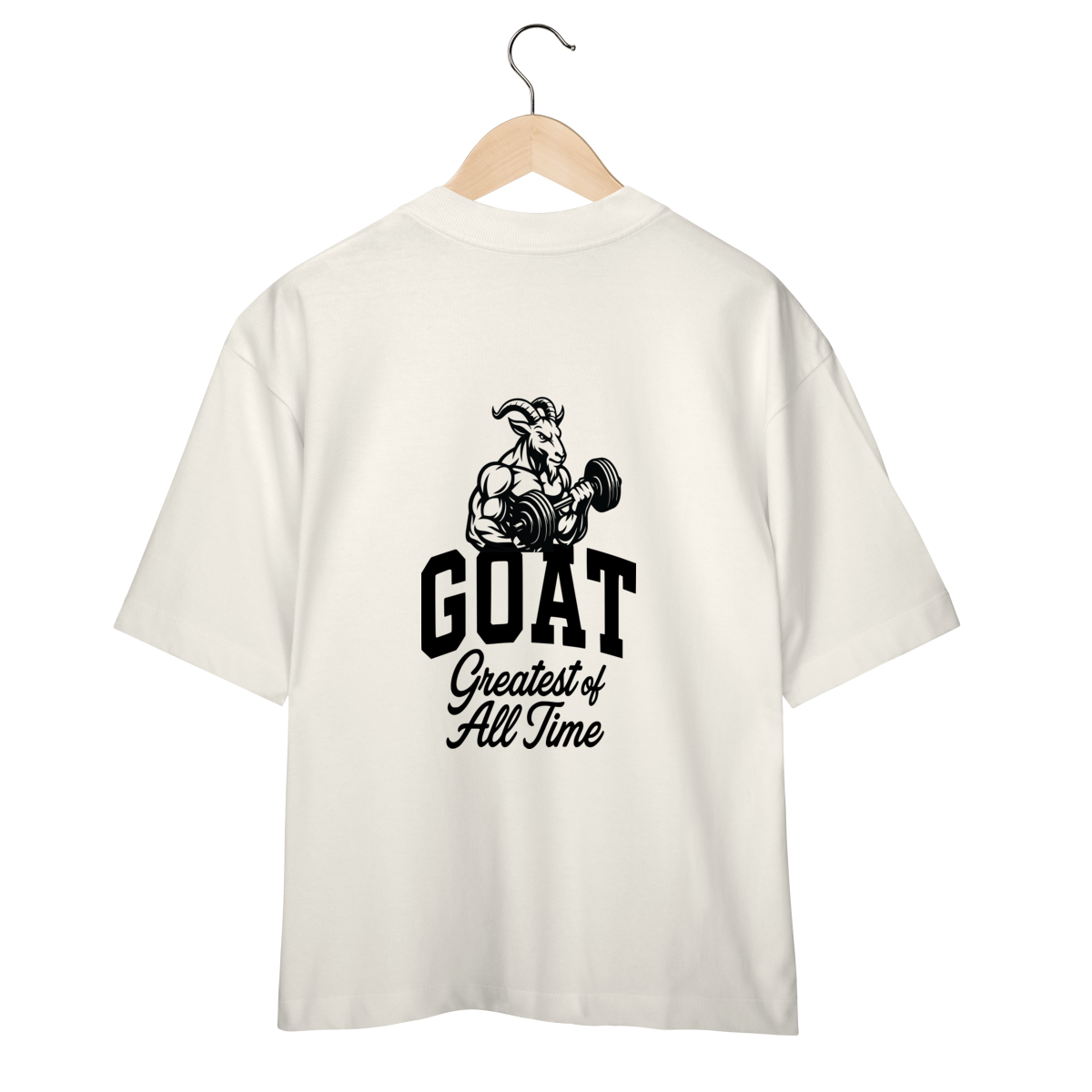 Nome do produto: Oversized GOAT Greatest Of All Time