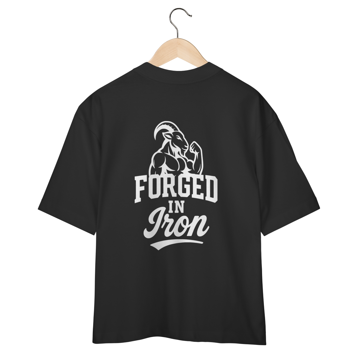 Oversized forged in iron preta