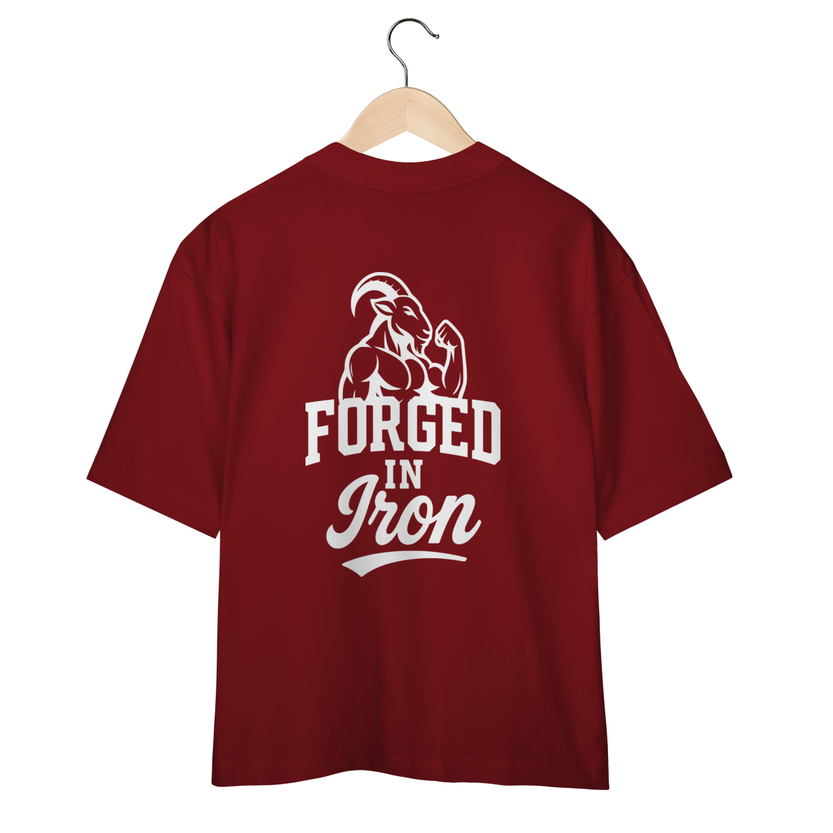 Nome do produto: Oversized Forged in Iron Vermelha