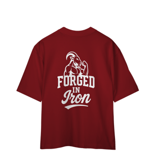 Nome do produto Oversized Forged in Iron Vermelha
