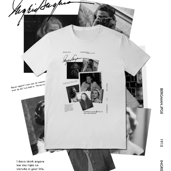 Camiseta Ingrid Bergman