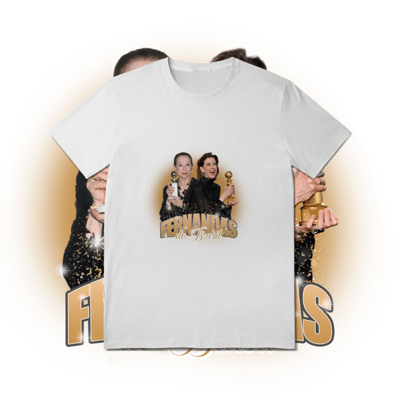 Camiseta Fernanda Montenegro e Fernanda Torres