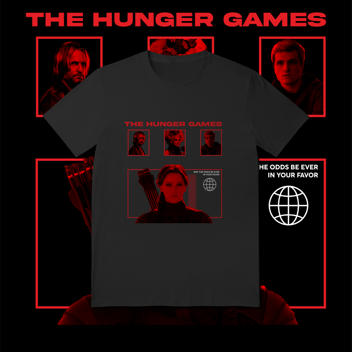Nome do produto: Camiseta Jogos Vorazes