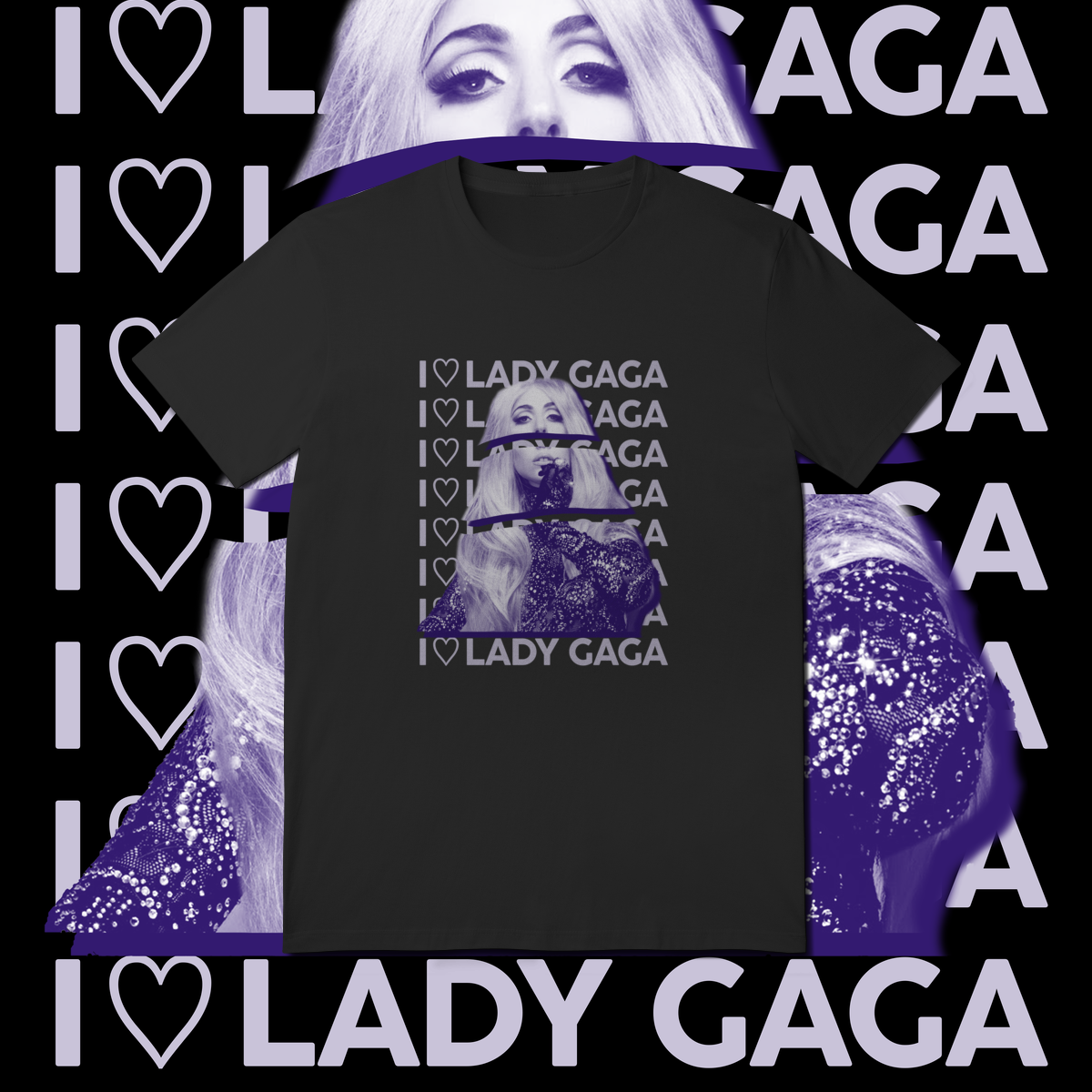 Nome do produto: Camiseta Lady Gaga