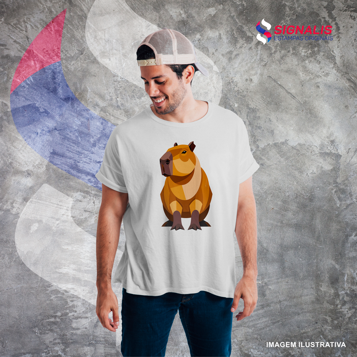 Nome do produto: Camiseta Quality Capivara Colors