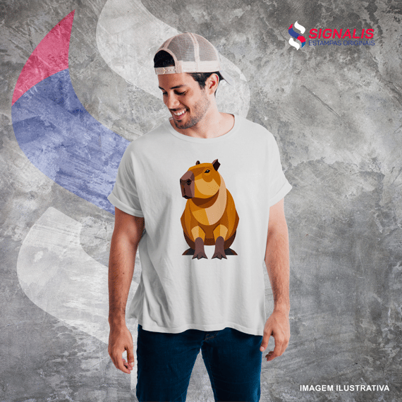 Camiseta Quality Capivara Colors