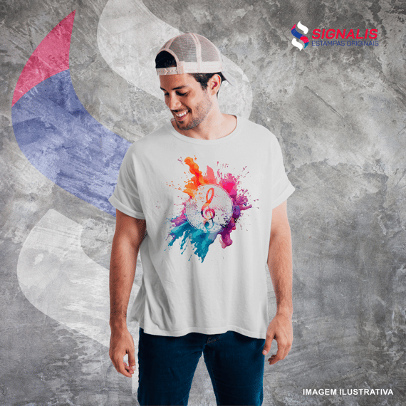 Camiseta Quality Clave de Sol Splash