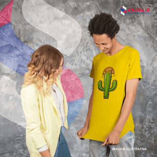 Nome do produto Camiseta Quality Cacto com Chapéu