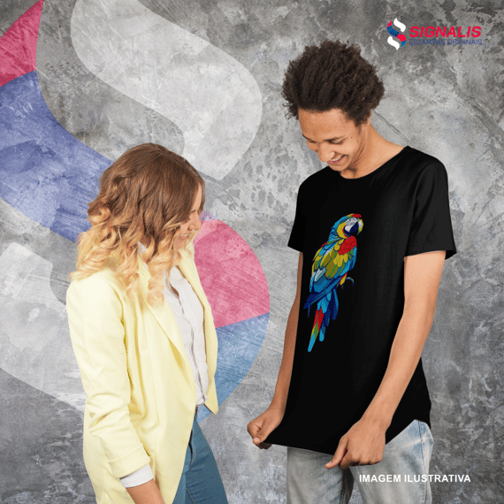 Camiseta Quality Arara Colors