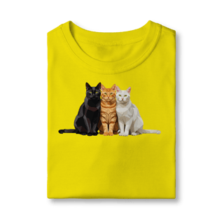 Nome do produto Camiseta Infantil Gato Colors