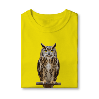 Nome do produto Camiseta Infantil Coruja Colors