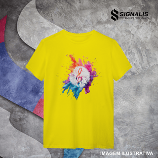 Nome do produto Camiseta Quality Clave de Sol Splash